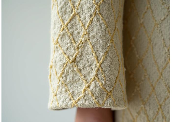 Moderne plagg med subtile detaljer inspirert av Hardanger-broderi.