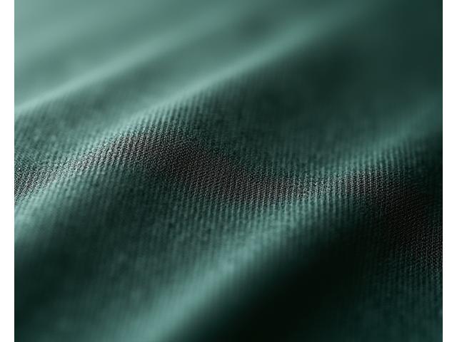 Nærbilde av en avansert vanntett membran i et teknisk tekstil, viser tekstur og sømdetaljer.